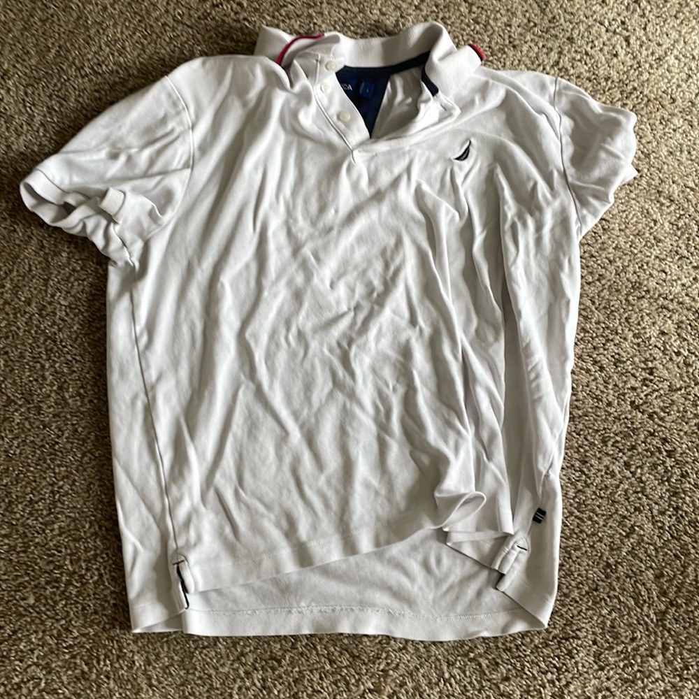 Nautica polo t-shirt, size LARGE